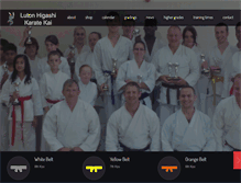 Tablet Screenshot of luton-karate.co.uk